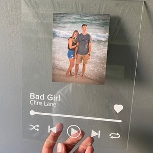 SPOTIFY SONG POSTER, Music Plaque